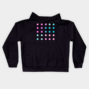 Back to School Teal and Fuchsia Gradient Circles Planner Kids Hoodie